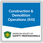 ANSI/ASSP A10.9 – 2013 (R2018), Safety Requirements for Concrete and Masonry Work (digital only)
